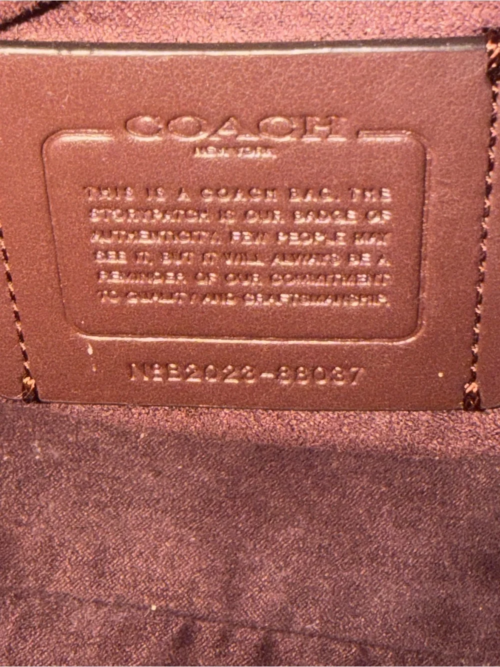 Coach beautiful excellent